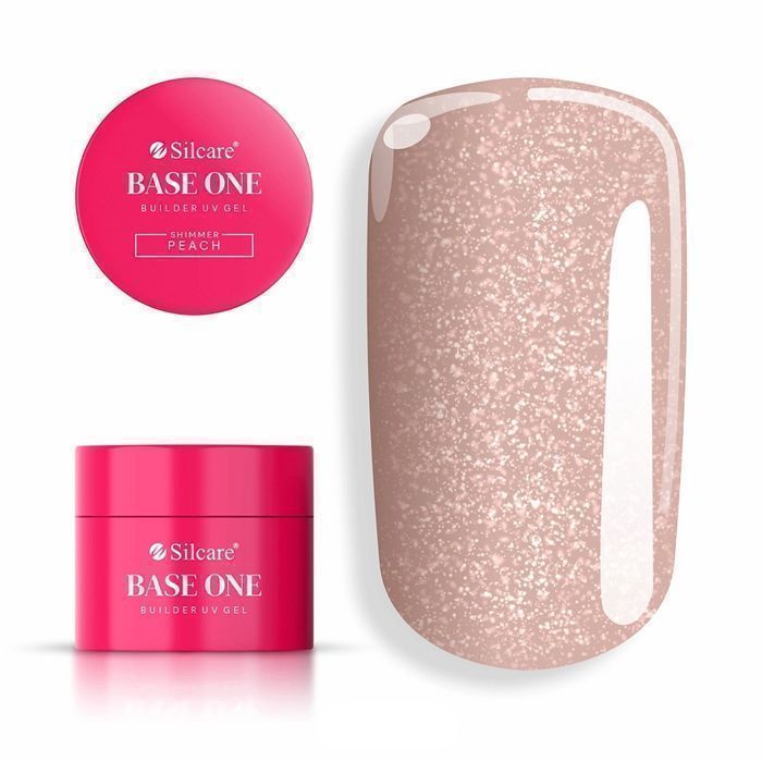 Silcare Base One Shimmer Peach żel budujący do paznokci 50g