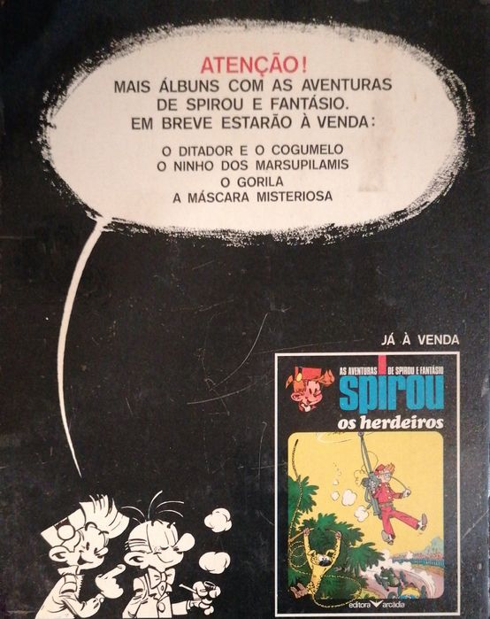 Spirou e Fantásio - O Refúgio da Moreia (Capa Rija / Editorial Arcádia)