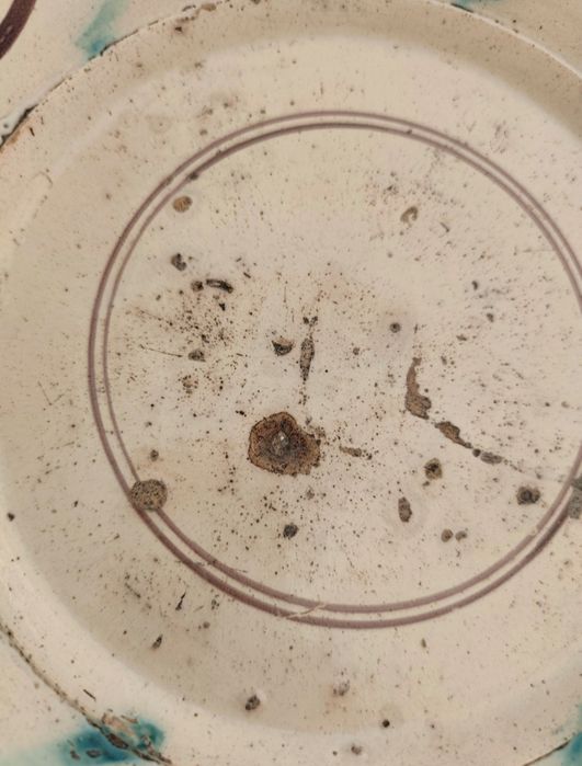 Prato da faiança dita ratinho em bom estado