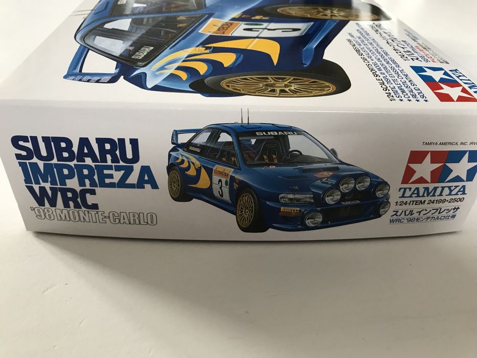 Samochód Subaru Impreza WRC 98 Monte-Carlo model Tamiya 24199