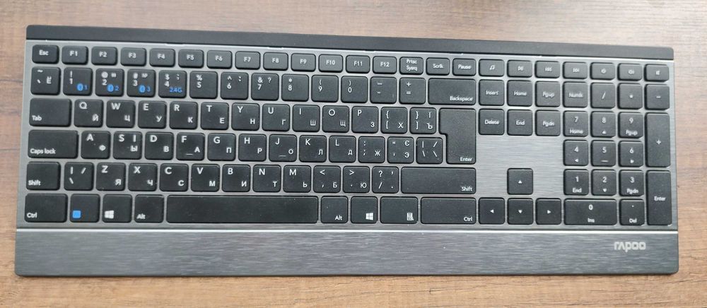 Беспроводная клавиатура RAPOO E9500M в родной коробке.