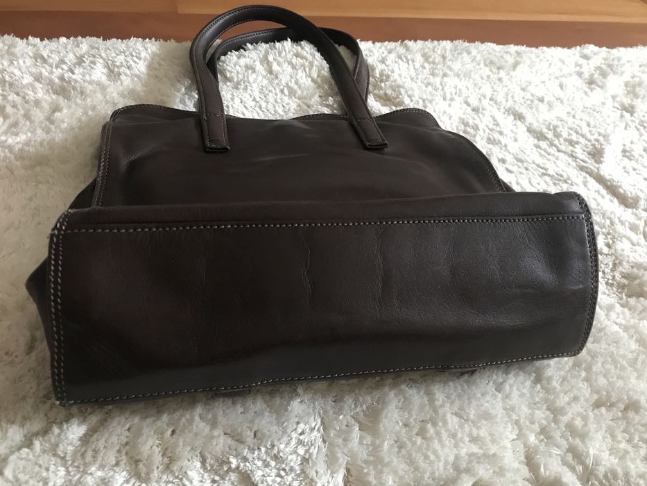 Carteira castanha pele