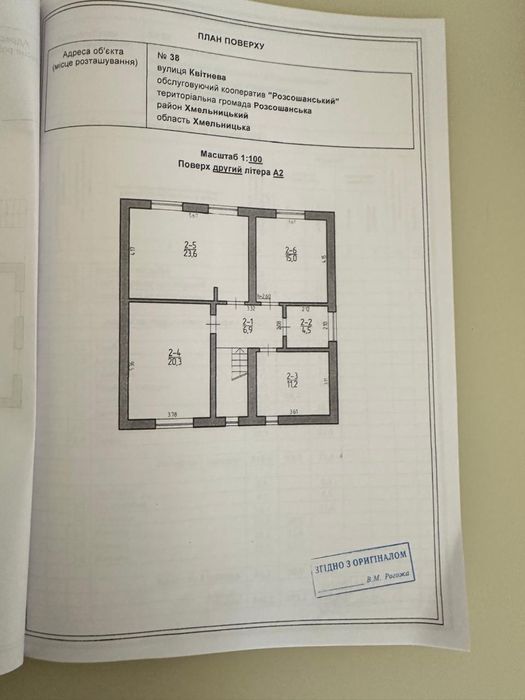 Приватний будинок ОК Розсошанський