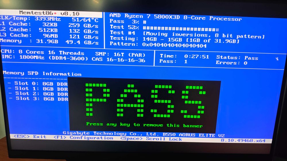 Memórias RAM DDR4 32GB GSKILL TridentZ RGB 3600MHz CL16 (8GBx4)