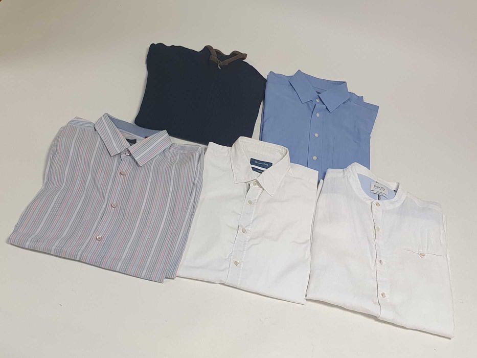 Zestaw 6x Koszule HUGO BOSS MASSIMO DUTT Spodnie męskie Tommy Hilfiger