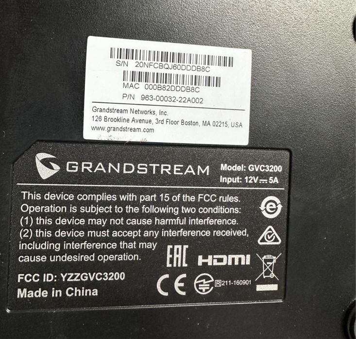 Відеоконференц система Grandstream GVC3200