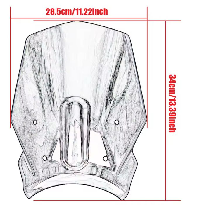 Продам скло вітрозахист Honda cb650r