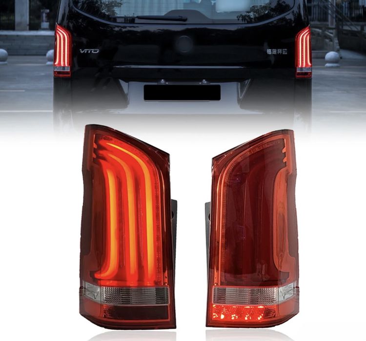 пара LED vito 447 фонари стопы ліхтарі  Mercedes вито  лед LED  vklass