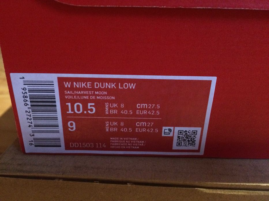 Nowe Nike Dunk Low Harvest Moon r.42,5 (9US)