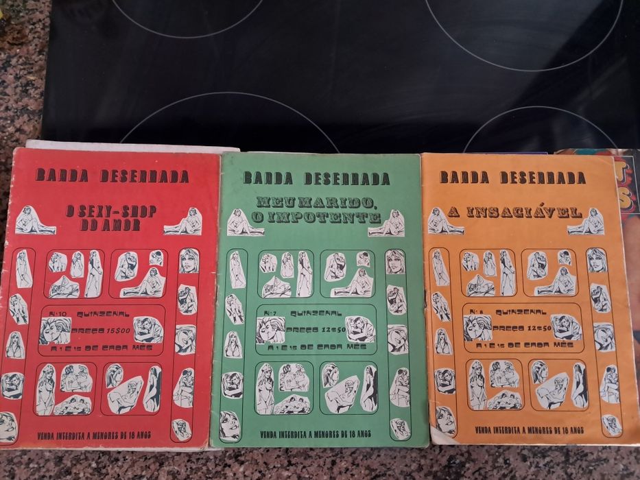Revistas eroticas e jornal