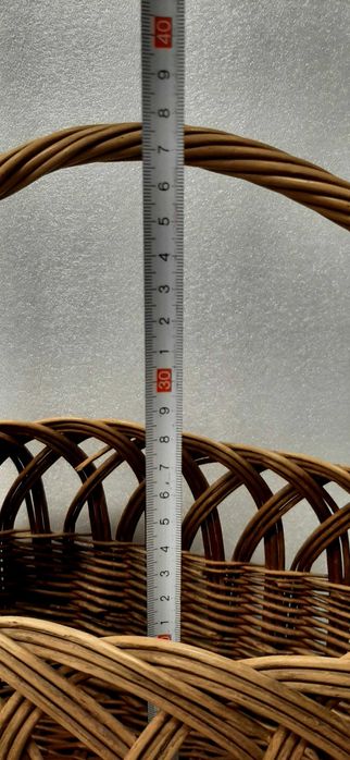 Koszyk wiklinowy prl