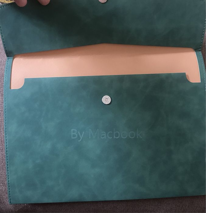 Кожаная сумка для Macbook Air Pro 13.3, чехол папка, накладка