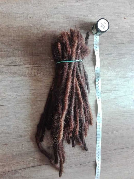 40 sztuk Dredów w 90% naturalne Dredy Dready Dreadlocks dredloki