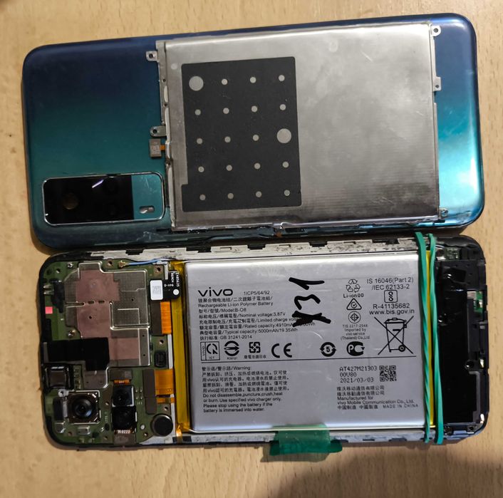 Разбор vivo y11, y15, y20, y31, y91