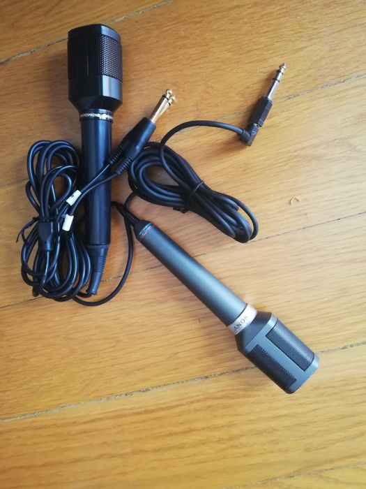 Microfones de várias marcas, 6 monos e 2 estéreos (desde 10€)