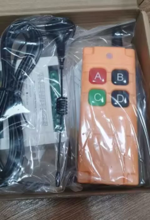 Controle remoto rádio, com relé