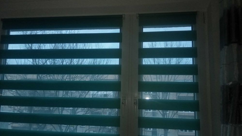 2 rolety okienne Duo (dzień noc) kolor ładny miętowy