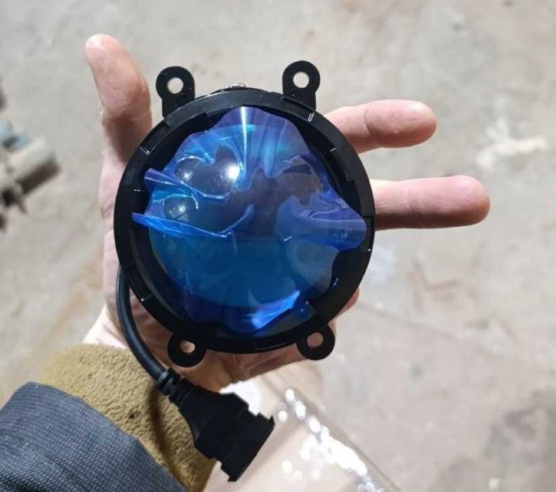 лед лінза универсальная LED EA light 100w ближний моно линза птф туман