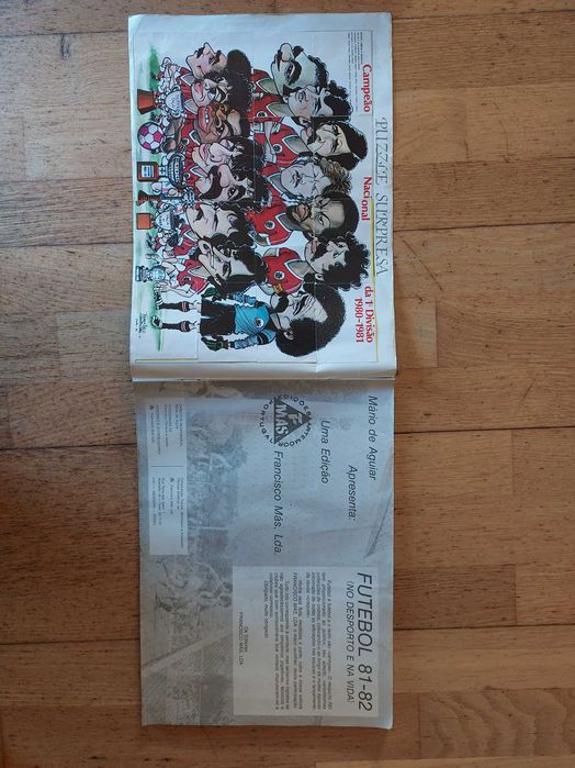 Caderneta de cromos "Futebol 81-82" - Completa
