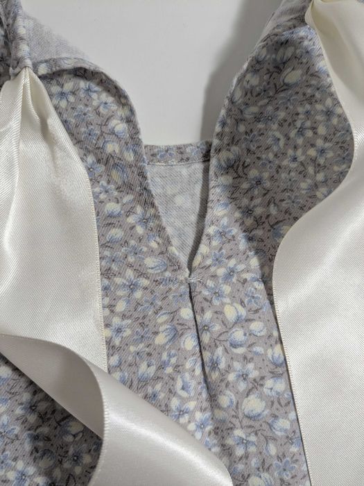 Pó de Talco – Vestido Floral Manga Comprida Renda (6 Anos)