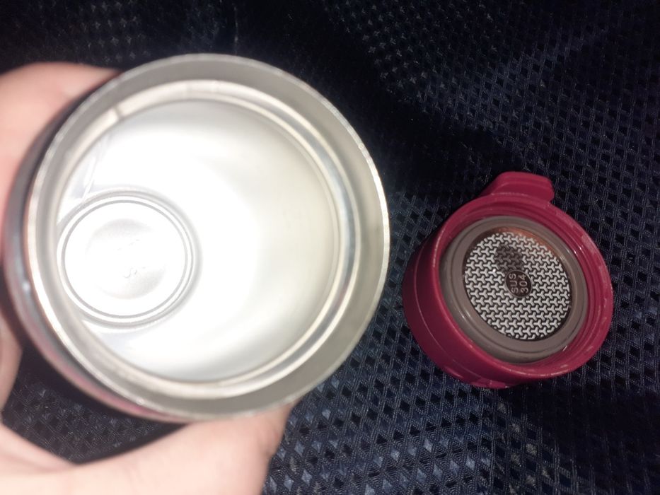 Термо кружка термос розовый для кофе