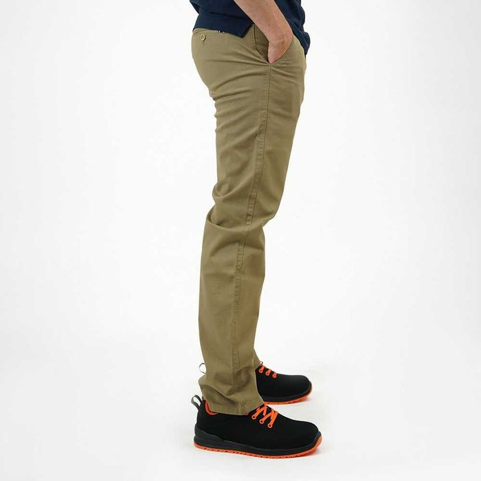 Calças de Sarja Elásticas