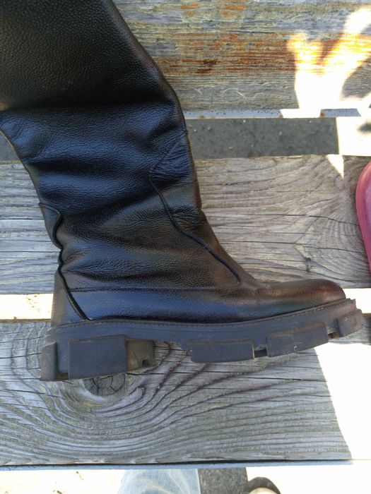 Сапоги кожа зима 39р.