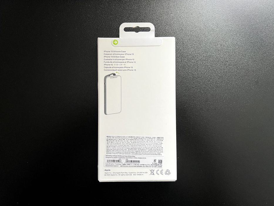  Niebieskie nowe silikonowe MagSafe Etui iPhone 15