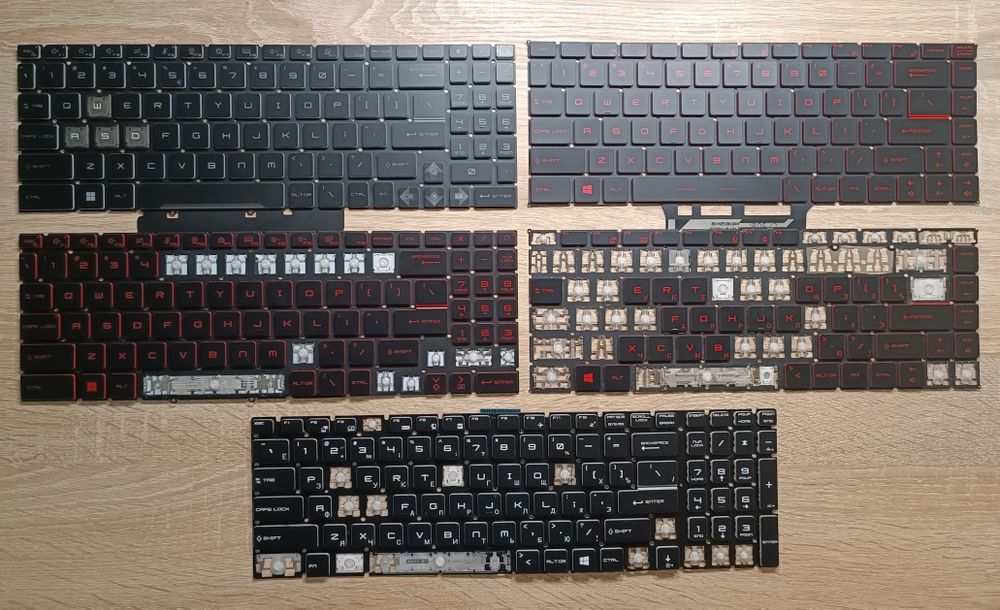 Кнопки, клавіші, механізми MSI для клавіатури ноутбука поштучно