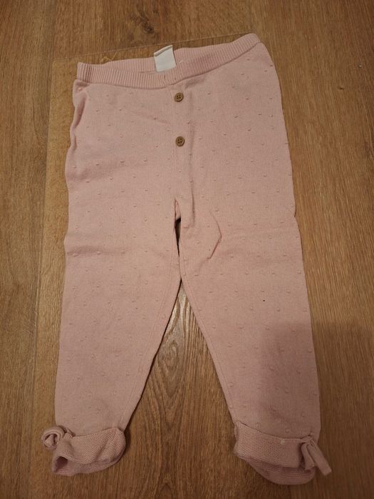 Sweterkowe leginsy H&M rozm. 80