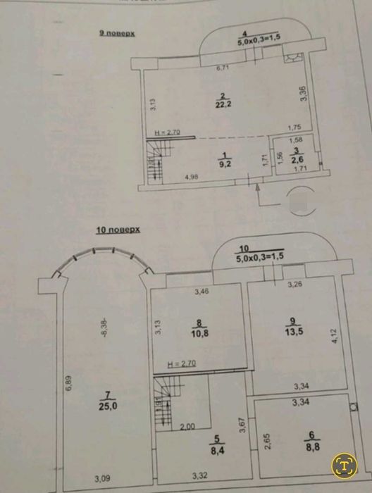 продам 3х кімнатну квартиру у 2 рівня в новому комплексі