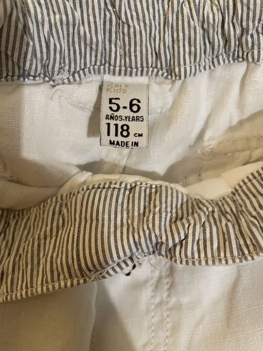 Spodenki dziecięce białe Zara kids