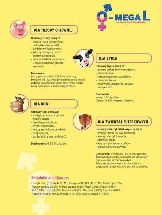 Tłuszcz chroniony naturalny O-MEGA L siemię lniane (omega L)