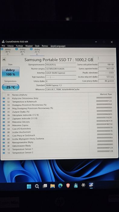 Dysk Zewnętrzny Samsung T7