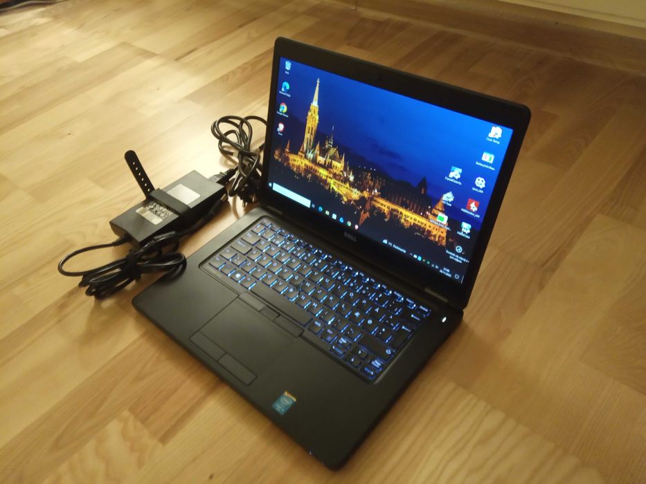 Laptop ultrabook Dell i5 SSD 8GB bateria 3h zasilacz Dell Win