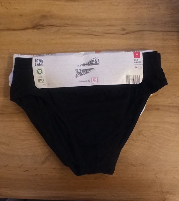 Zestaw 5 par slipów męskich bawełna rozmiar M