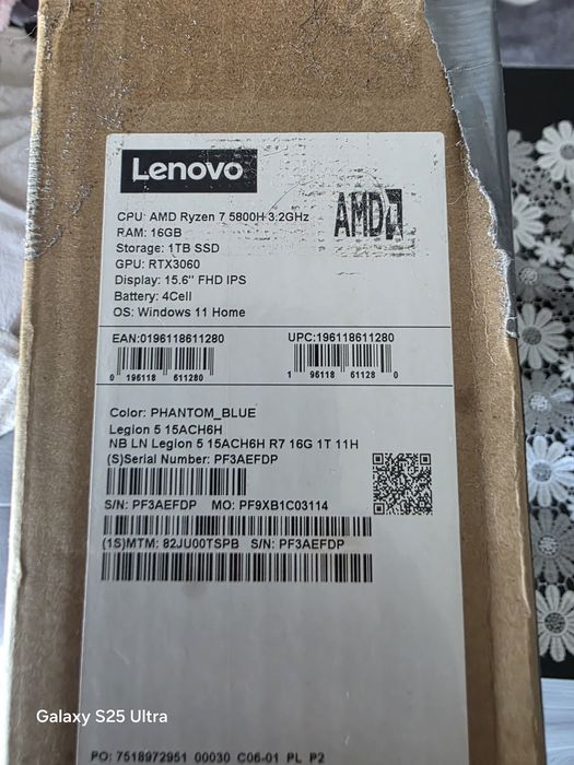 Laptop Lenovo Legion 5-15ACH6H