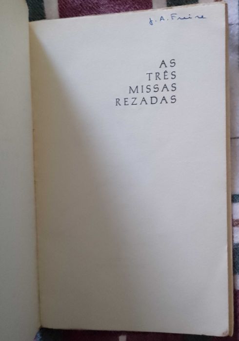 As três missas rezadas, Alphonse Daudet