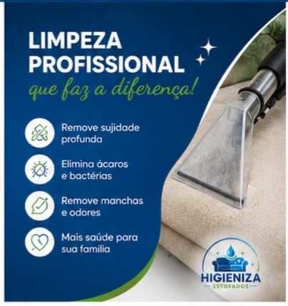 Limpeza e higienizacao de estofados