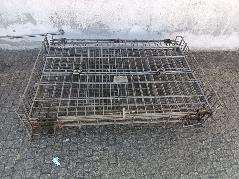 Contentor/caixa metálica de armazenamento dobrável