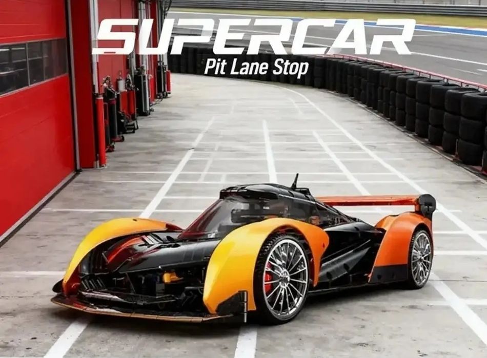 ‼️АКЦІЯ‼️В КОРОБЦІ‼️Конструктор EIKEE  McLaren Solus GT  1:8