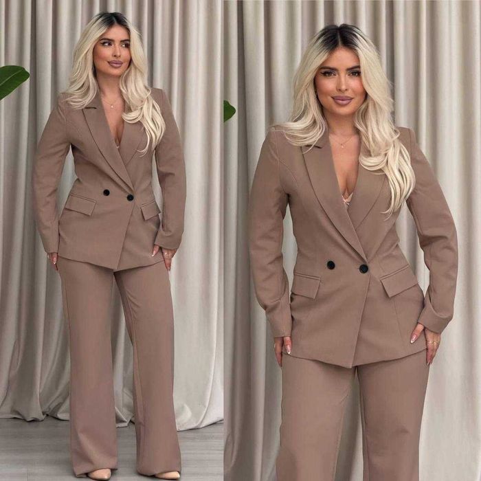 Жіночий брючний костюм класичний весняний/Женский костюм мод 1899