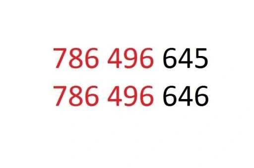 Złote numery para numerów Łatwe numer dla firm