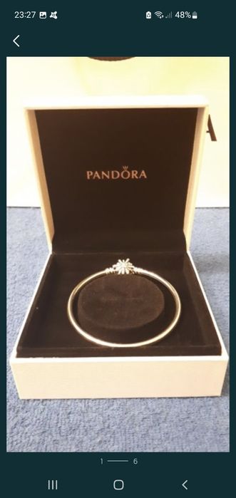Pandora srebrna bransoletka seria limitowana