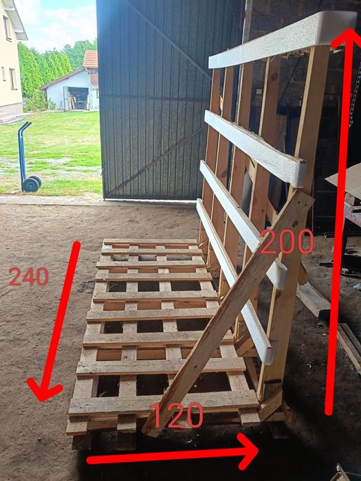 Paleta do przewozu okien