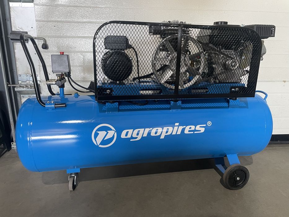 Compressor 200 litros a gasolina e eletrico
