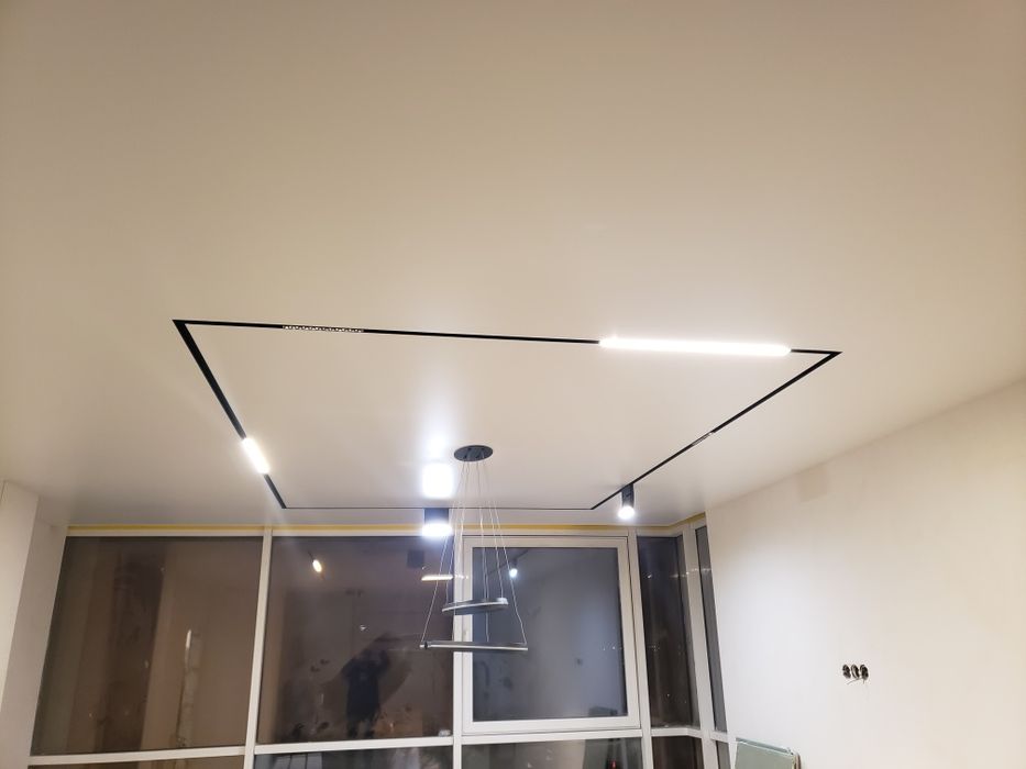 Натяжні стелі будь- якої складності