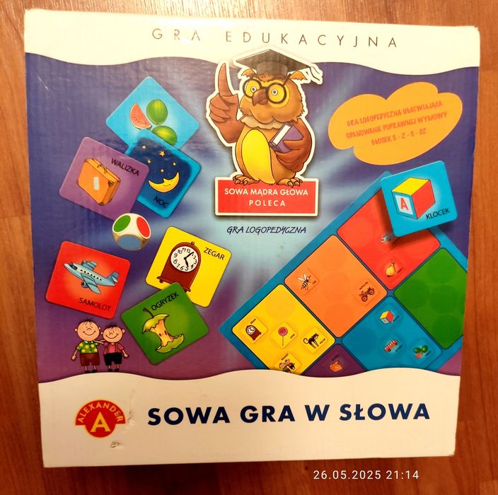 Gra edukacyjna Sowa mądra głowa