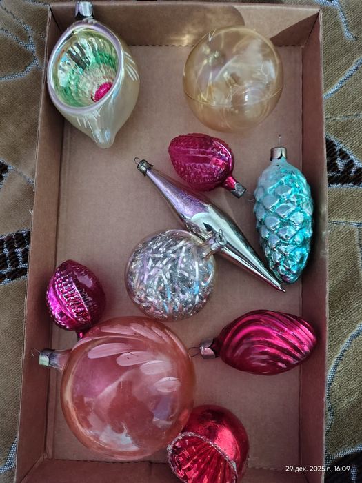 Ёлочные игрушки СССР