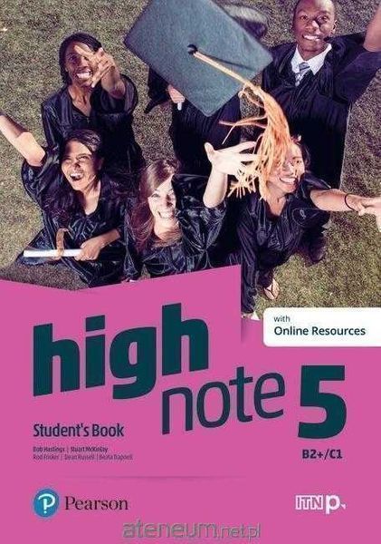 ^NOWE^ High Note 5 Podręcznik + Ćwiczenia + Benchmark Pearson